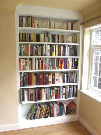 fitted bookcase